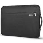 Voova 360°Protective Laptop Sleeve Carry Case 14-15 inch, Waterproof Slim Computer Cover Bag with Handle for MacBook Air M2/M3 15, 15” Surface Laptop 5/4, Hp chromebook 14, Black