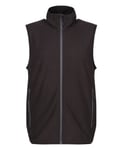 Gilet Sans Manches Polaire - Homme - Trf695 - Noir Et Gris