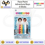 Snazaroo Face & Body Paint Sticks Halloween Boys Girls Unisex Paint Fancy Dress