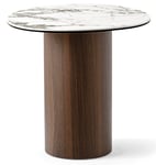 Mushroom Sidobord Marmor (Matt Black, Bronze)