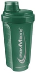 IronMaxx Shaker à protéines « Merry Pump-Mas » vert et argenté 700 ml | Shaker protéiné avec bouchon à vis, tamis et échelle de mesure | Anti-fuite, passe au lave-vaisselle et sans plastifiant BPA &