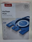 Miele HyClean Pure GN High Efficiency Dust Bags, Box of 4 Genuine Miele