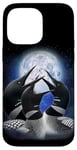 iPhone 14 Pro Max 3 Common Loon Howling At The Moon Funny Birdwatcher Birder Case