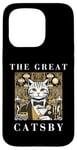 Coque pour iPhone 15 Pro The Great Catsby, Funny Cat Design, Cat Lover, Film