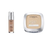 L'oreal Paris Accord Parfait Fond De Teint Fluide 4n Beige & L'Or?al Paris Perfect Match Compact Powder N4 Beige