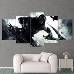 TOPRUN Picture prints on canvas 5 pieces paintings modern Framed artwork Photo Home Decoration 5 panel Darksiders 2 Death Wall art 150 x 80 cm