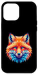 iPhone 12 Pro Max Fox Blue Eyes Animal Art Fox Lover Foxes Wild Animals Case