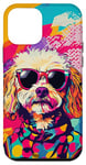 Coque pour iPhone 12 mini Cockapoo Dog Fashion, joli pop art coloré