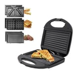 Cool Touch Handle Sandwich Toaster Machine 2 Slice Waffle Maker  Kitchen