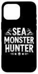 Coque pour iPhone 16 Pro Max Citation amusante de plongée Sea Monster Hunter