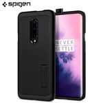 For OnePlus 7 Pro Case Spigen Tough Armor Shockproof Cover - Black