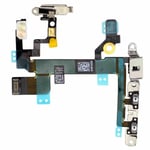 Iphone 5s Original Power Flex Cable Mute Switch Volume Buttons Brackets & Flash