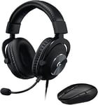 Logitech G Pro X Casque Gaming Over-Ear avec G303 édition Shroud Souris Gaming sans Fil