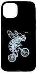 Coque pour iPhone 15 Plus Bee Cycling Vélo Drôle Animal Cool Insecte Biker Ride Bike