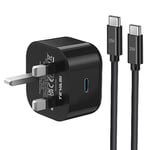 Samsung Fast Charger Plug and Cable 2M Fast Charging for Samsung Galaxy S23/S22/S21/S20/S20fe/A04S/A14/A12/A13/A23/A24/A33/A34/A52/A53/A54/A72/A73/M33/M53/M54,Type C Charger Cable Fast Charge and Plug