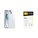 Otterbox Protective Sleek Case Apple iPhone 15 Plus/iPhone 14 Plus - Clear - ProPack with Premium Tempered Glass Protector