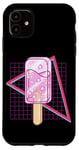 Coque pour iPhone 11 Sakura Ice Drop Popsicle Kawaii Esthétique Pop Art