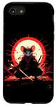 iPhone SE (2020) / 7 / 8 Samurai Mouse Japanese Warrior with Katana Sword Case