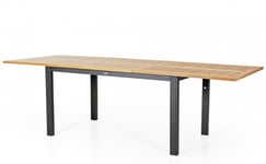 Lyon Bord 92x194-252 cm Svart/Teak