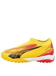 Puma Junior Ultra Match Laceless Astro Turf Football Boots - Yellow