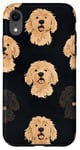 Coque pour iPhone XR Goldendoodle - Coque de téléphone - Motif chien noir tendance