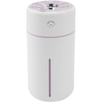 Mini Humidificateur Ultrasonique D'Usb D'Humidificateur D'Air De Diffuseur Électrique D' D'Aroma Voiture Avec Le Jaune Mené Lumières Menées Rose