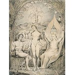 William Blake The Archangel Raphael With Adam And Eve Unframed Wall Art Print Poster Home Decor Premium