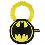 Cerdá Life'S Little Moments - Jouet à Macher pour Chien avec Son - Nettoyant des Dents - Sûr, Resistant et Non Toxique en Forme de Disque avec Peluche de Batman - Licence Officielle DC Comics