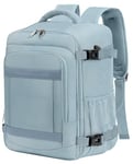 KLOSTAIN Sac à Dos Voyage Cabine Avion 45x36x20 pour Easyjet 30L Baggage Cabine Grande Bagage à Main sous Le Siège Sac à Dos Homme pour Ordinateur Portable 14 Pouces Couleur Pure