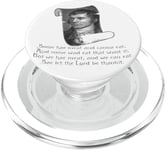 La prière Selkirk Grace Burns Night Supper en gris PopSockets PopGrip pour MagSafe