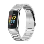 Fitbit Charge 5 klockarmband i rostfritt stål - Silver