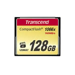 Transcend 128 Go Carte mémoire CompactFlash (CF) UDMA 7 1000x TS128GCF1000