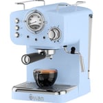 Swan Retro SK22110BLN Espresso Coffee Machine - Blue