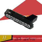 Black Central Control System Bluetooth Music Player  for Baby Stroller