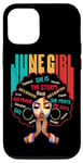 iPhone 13 Pro Black Queen June Birthday Girl Melanin Afro Diva Black Women Case