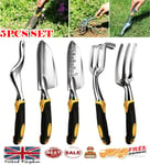 5pcs Garden Hand Tool Set Home Gardening Kit Trowel Digging Plant Weeding Tool-n