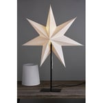 STAR TRADING Lampa Frozen stjärna/skärm 76x55cm vit