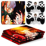 Kit De Autocollants Skin Decal Pour Console De Jeu Ps4 Pro Corps Entier One Piece Horizon, T1tn-P4pro-1389