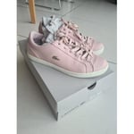 Baskets basses Lacoste  Baskets lacoste rose