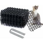 Fei Yu - Filet anti-chat, tapis répulsif pour chat, filet répulsif pour chat à fleurs, tapis anti-piqûre de chat en plastique pour repousser les