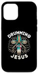 Coque pour iPhone 12/12 Pro Batteur percussion I Jesus Christian Church