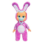 Cry Babies Tiny Cuddles Bunnies Lily, Poupée Douce et câline de 25 cm, pleurant de Vraies Larmes, Pyjama de Lapin Rose Inclus, Jouet pour garçons et Filles de 18 Mois et Plus