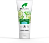 Dr Organic Aloe Vera Gel with Cucumber, Soothing, All Skin Types, Natural, & &