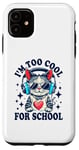 Coque pour iPhone 11 Je suis trop cool pour l'école