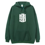 DSFF Kobe 20 Sweat à capuche pour homme avec grande poche Vert Taille S