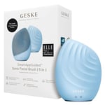 GESKE | Brosse faciale SmartAppGuided™ 5 in 1 | Brosse nettoyante visage électrique | Brosse silicone souple | Nettoyage professionnel visage | Appareil de nettoyage visage | Masseur facial