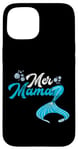 Coque pour iPhone 15 Mer Mama Fête des Mères Sirènes Mère