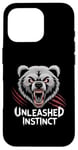 iPhone 16 Pro Brutal Unleashed Instinct Fierce Mindset Apparel Case