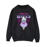 Disney Womens/Ladies The Little Mermaid Ursula Mum Is The Boss Sweatshirt (Black) material_Synthetic - Size 2XL