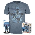 EN STOCK - FUNKO POP! & TEE SET FIGURINE ET T-SHIRT THE MANDALORIAN STAR WARS